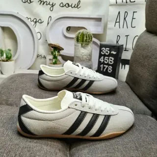 Adidas भूरा काला स्यूड ऊपरी तीन पट्टी साइड लाइफस्टाइल स्नीकर