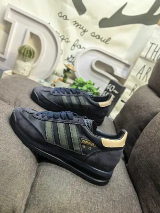 Adidas Beige Brown Retro Runner Mesh-Suede Hybrid Lifestyle Sneakers 7