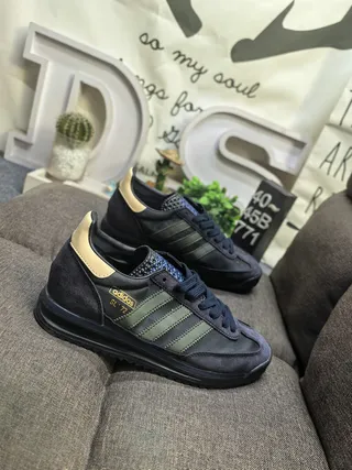Adidas Beige Brown Retro Runner Mesh-Suede Hybrid Lifestyle Sneakers 9