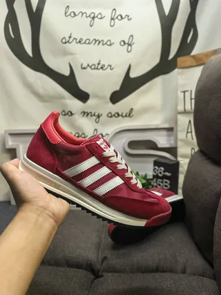 Adidas Beige Brown Retro Runner Mesh-Suede Hybrid Lifestyle Sneakers 15