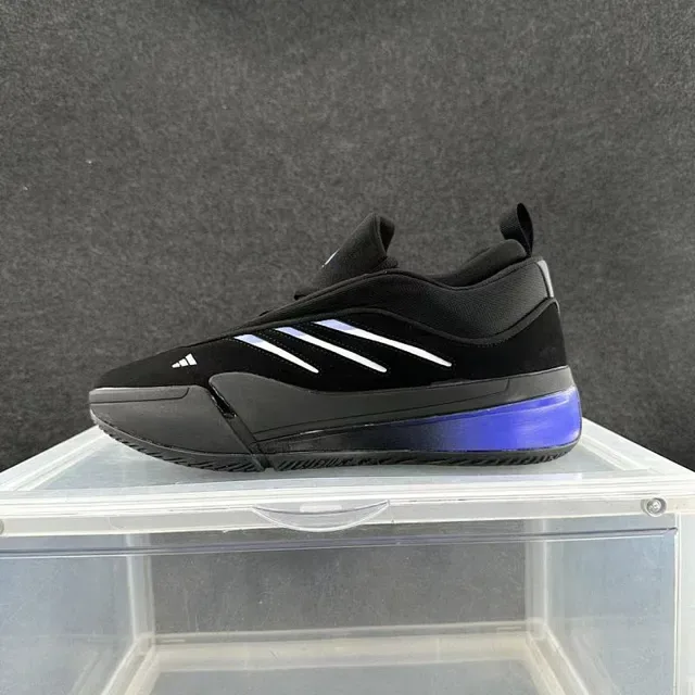 Adidas Black and Blue Slip-On Sculpted Midsole Lifestyle Sneakers 2