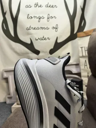 Adidas Black and Gray Three-Stripe Lifestyle Sneakers 3