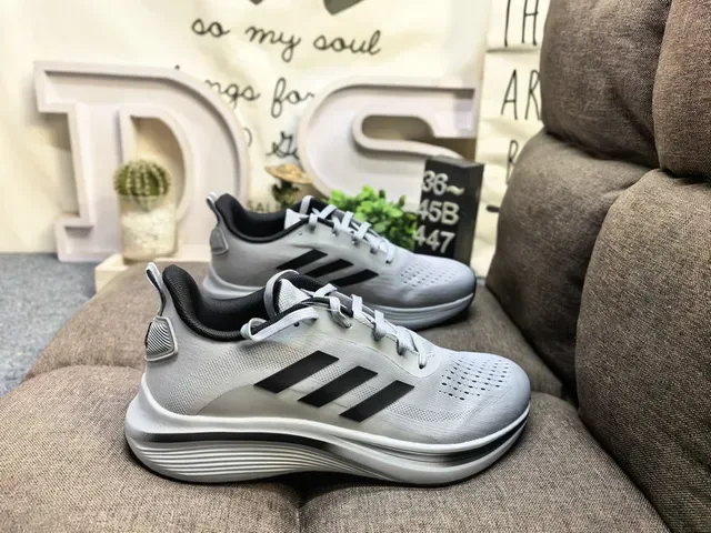 Adidas Black and Gray Three-Stripe Lifestyle Sneakers 11