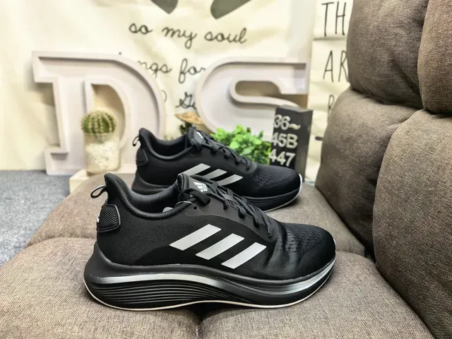 Adidas Black and Gray Three-Stripe Lifestyle Sneakers 21