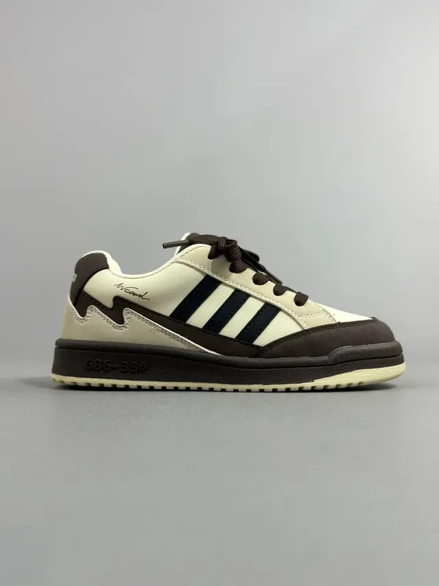 Adidas Black and White Three-Stripe Cupsole Lifestyle Sneakers 16