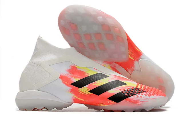 Adidas Chaussures de football synthétiques pour pelouse noire et verte avec col tricoté asymétrique cage 3
