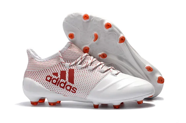 Adidas Noir Rouge Coupe Basse Col de Chaussette Système de Lacets Asymétrique Terrain Ferme Chaussures de Football 3