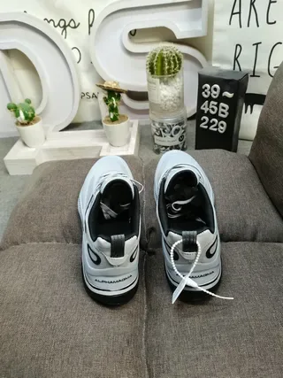 Adidas Black White Mesh Upper Three Stripes Lifestyle Sneakers 18