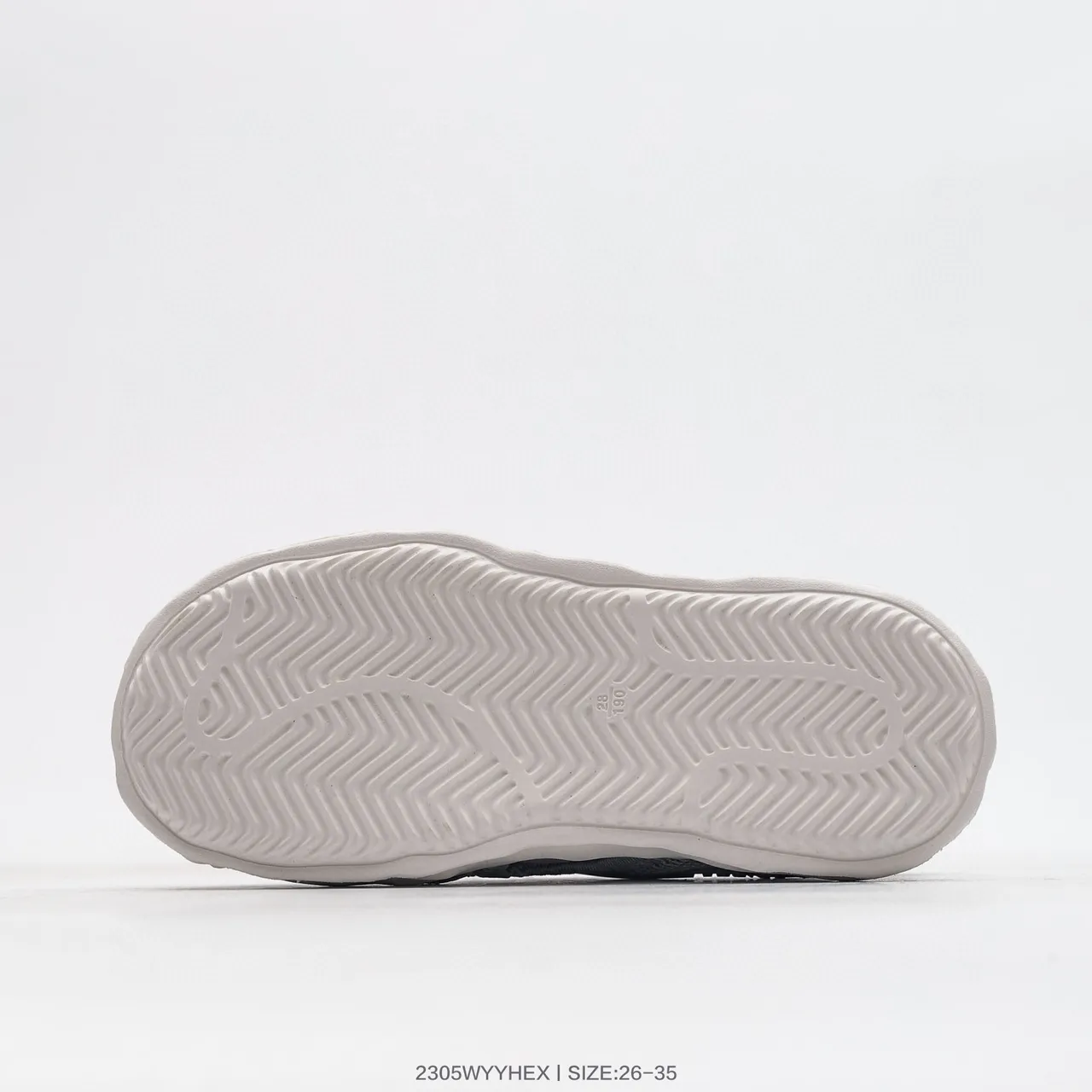 Adidas Sandales Casuales Noir et Blanc à Orteil Ouvert en Maille 19