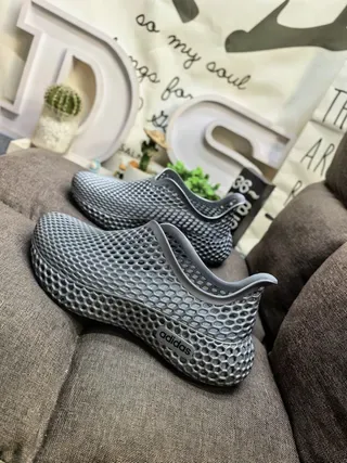 Adidas Brown Honeycomb Mesh Slip-On Lifestyle Sneakers 7