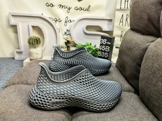 Adidas Brown Honeycomb Mesh Slip-On Lifestyle Sneakers 11
