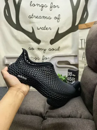 Adidas Brown Honeycomb Mesh Slip-On Lifestyle Sneakers 15