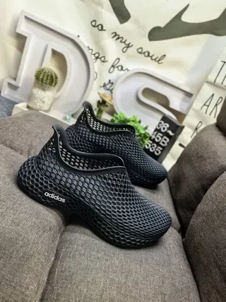Adidas Brown Honeycomb Mesh Slip-On Lifestyle Sneakers 19