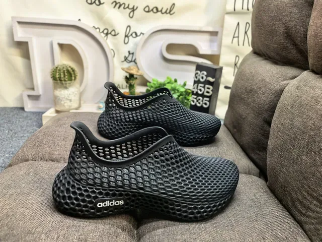 Adidas Brown Honeycomb Mesh Slip-On Lifestyle Sneakers 21