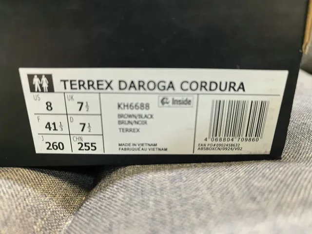 Adidas Brown Orange Mesh And Synthetic Overlay Upper GORE-TEX Branded Heel Tab Lifestyle Sneakers 2