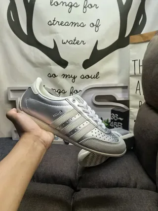 Adidas Campus Black and White Leather Lifestyle Sneakers 5