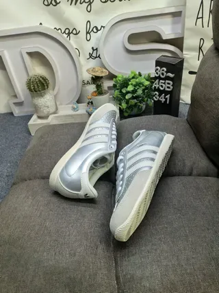 Adidas Campus Black and White Leather Lifestyle Sneakers 6