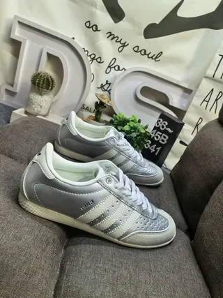 Adidas Campus Black and White Leather Lifestyle Sneakers 9