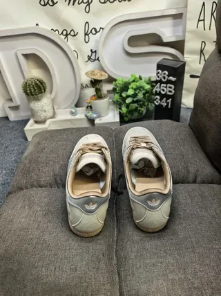 Adidas Campus Black and White Leather Lifestyle Sneakers 18