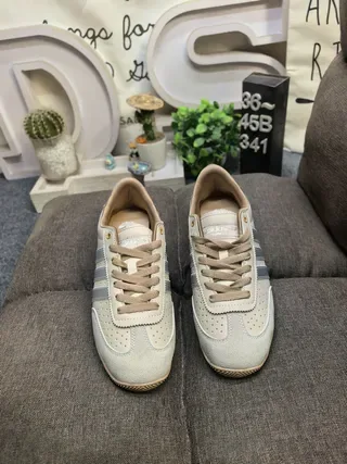 Adidas Campus Black and White Leather Lifestyle Sneakers 20
