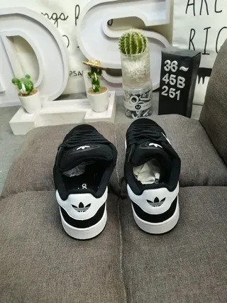 Adidas Campus Black and White Lifestyle Sneakers 8