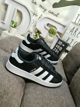 Adidas Campus Black and White Lifestyle Sneakers 9