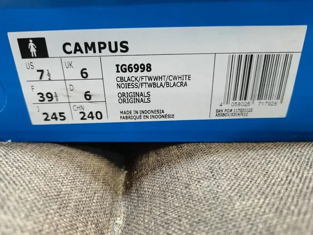 Adidas Campus Black White Suede Upper Three Stripes Lifestyle Sneakers 2