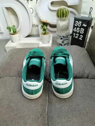 Adidas Campus Green and White Lifestyle Sneakers 8