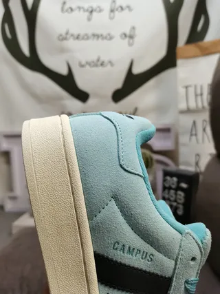 Adidas Campus Light Blue and Black Lifestyle Sneakers 3