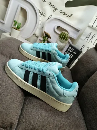 Adidas Campus Light Blue and Black Lifestyle Sneakers 7
