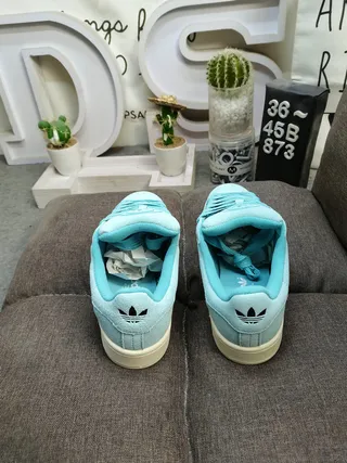 Adidas Campus Light Blue and Black Lifestyle Sneakers 8