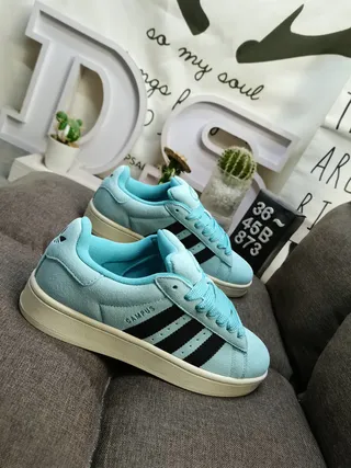 Adidas Campus Light Blue and Black Lifestyle Sneakers 9
