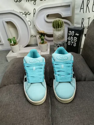 Adidas Campus Light Blue and Black Lifestyle Sneakers 10