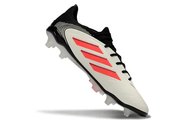 Adidas Copa সাদা কালো চিকন সিন্থেটিক আপার বক্র কলার ফার্ম-গ্রাউন্ড ফুটবॉल जूते 2