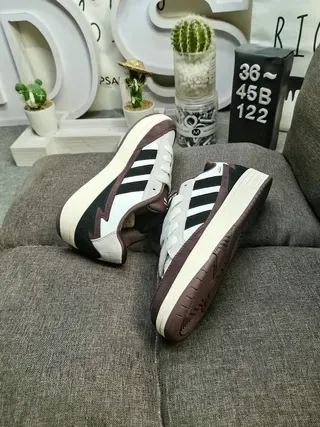 Adidas Forum White Burgundy Low-Top Court Silhouette Three-Stripe Side Panel Lifestyle Sneakers 6