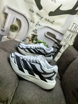 Adidas Gray Black Layered Synthetic/mesh Upper Sculpted Multi-Density Midsole Lifestyle Sneakers 7