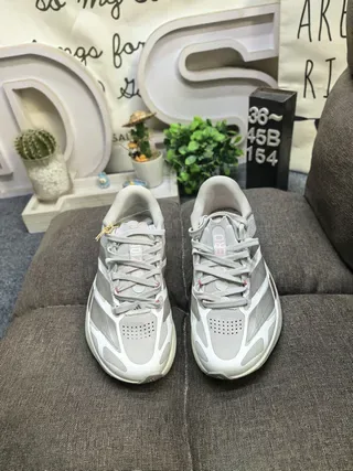 Adidas Gray Black Layered Synthetic/mesh Upper Sculpted Multi-Density Midsole Lifestyle Sneakers 20