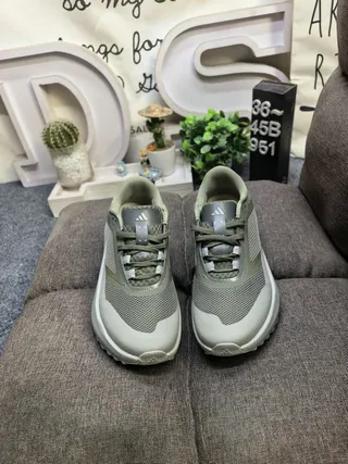 Adidas Gray Blue Platform Sole Mesh And Synthetic Upper Chunky Sneakers 20