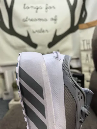 Adidas Gray Blue Platform Sole Mesh And Synthetic Upper Chunky Sneakers 23