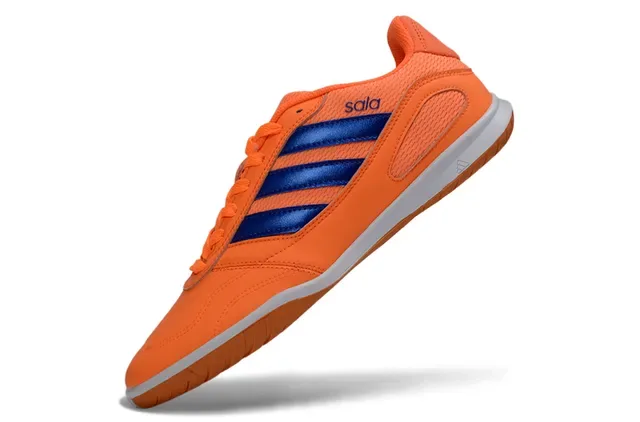 Adidas Gray Orange Low-Top Synthetic Upper Sneakers 24