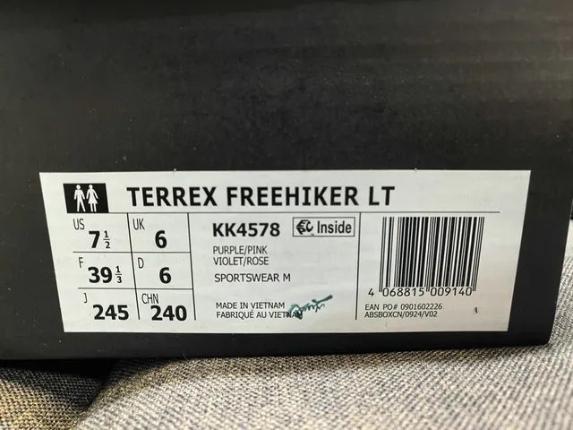 Adidas Gray Orange Terrex-Branded Trail-Inspired Lifestyle Sneakers 2