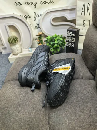 Adidas Gray Orange Terrex-Branded Trail-Inspired Lifestyle Sneakers 16