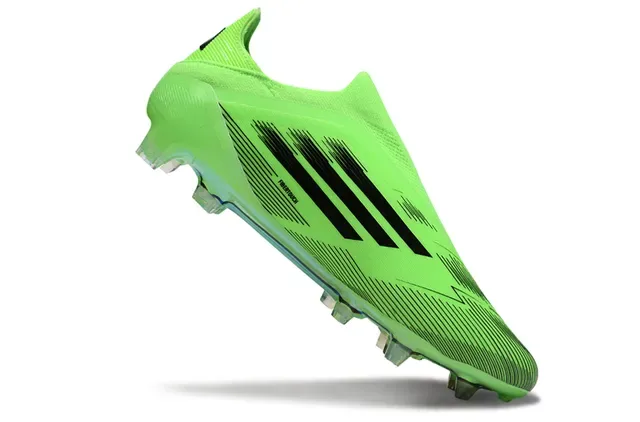 Adidas Verde Preto Sapatos de Futebol Sock-Fit Upper Cravos Conicos Moldados Firm-Ground 2