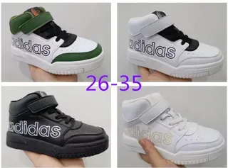 Adidas High-Top Dual-Closure Color-Blocked Lifestyle Sneakers 1