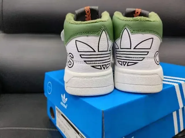 Adidas High-Top Dual-Closure Color-Blocked Lifestyle Sneakers 5