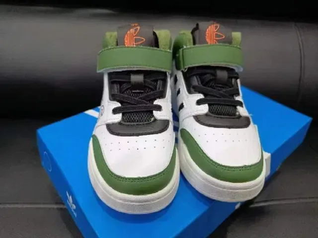 Adidas High-Top Dual-Closure Color-Blocked Lifestyle Sneakers 6