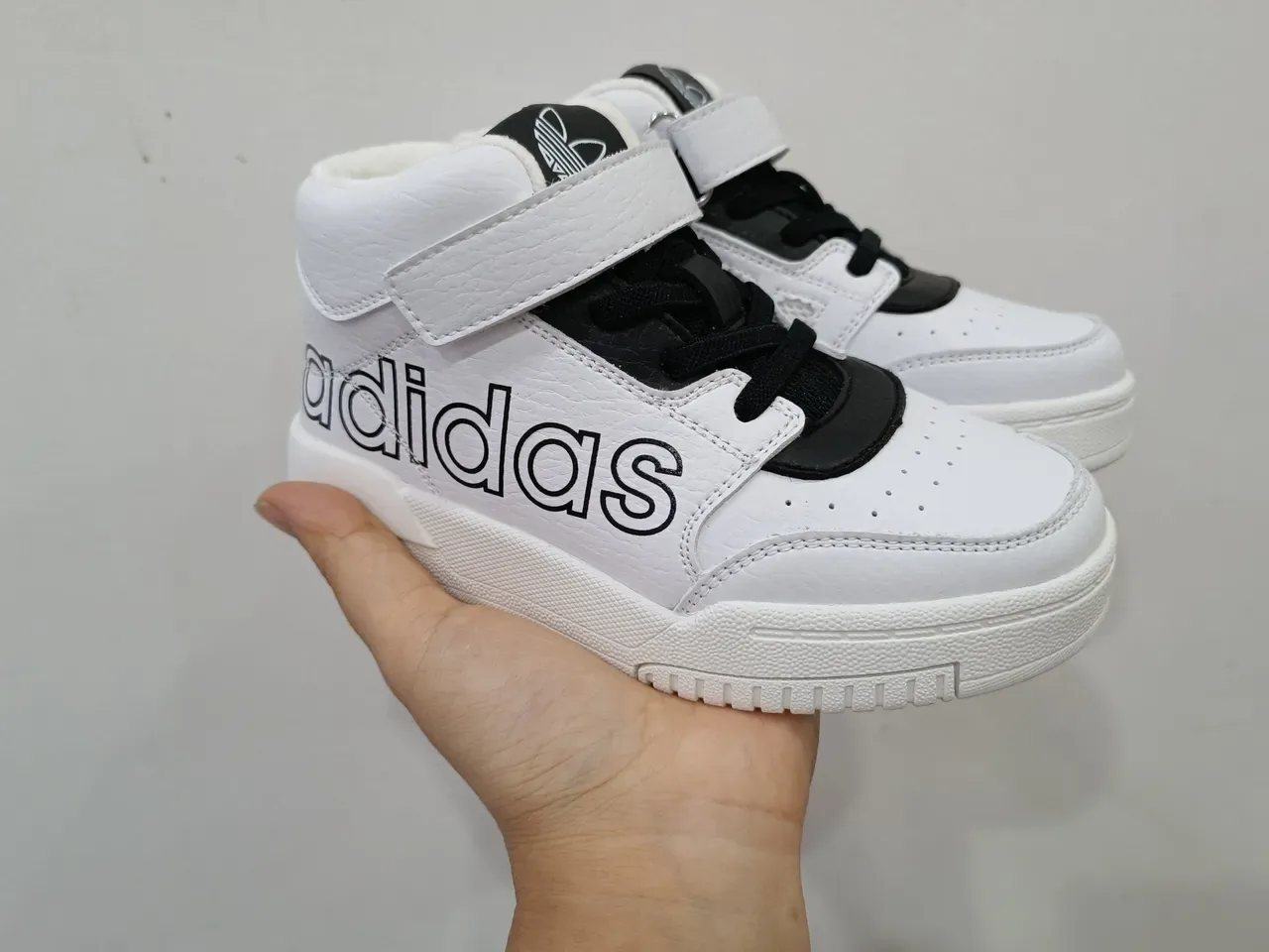 Adidas High-Top Dual-Closure Color-Blocked Lifestyle Sneakers 14