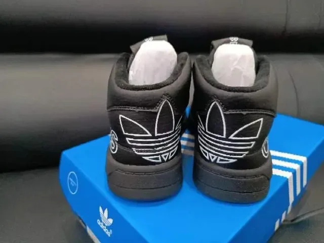 Adidas High-Top Dual-Closure Color-Blocked Lifestyle Sneakers 18