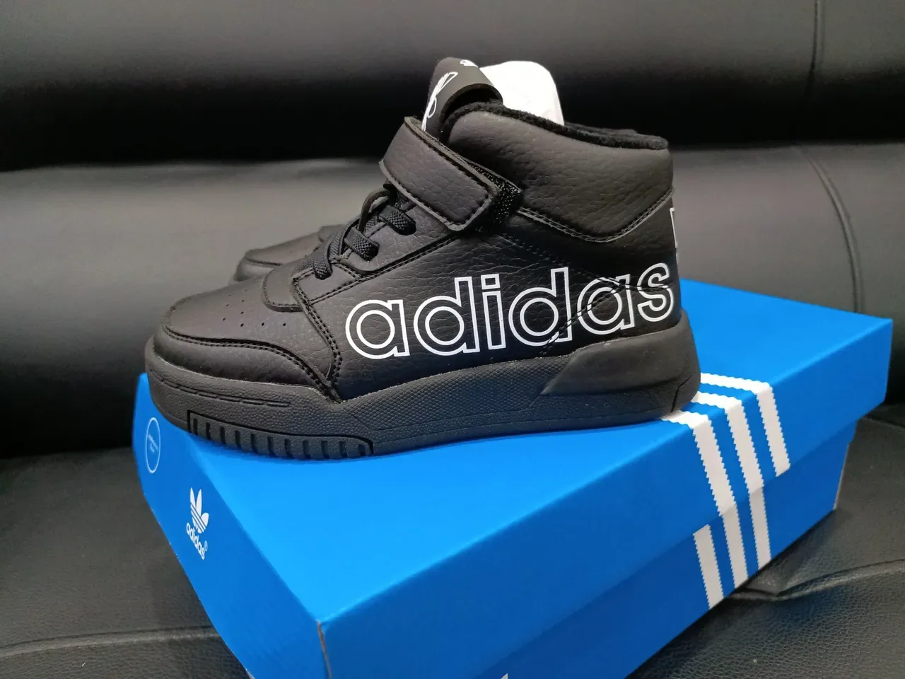 Adidas High-Top Dual-Closure Color-Blocked Lifestyle Sneakers 21