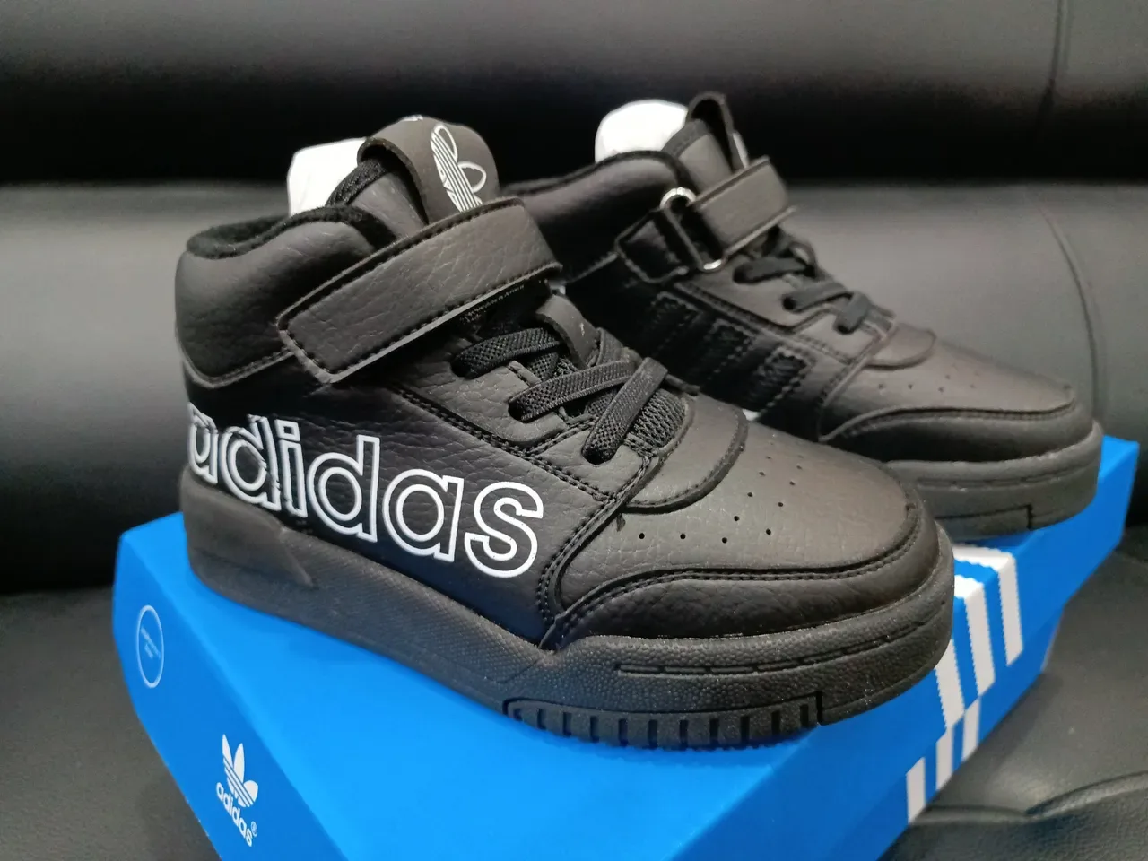 Adidas High-Top Dual-Closure Color-Blocked Lifestyle Sneakers 22